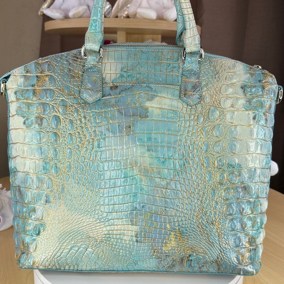 💥BRAHMIN - Large Duxbury Satchel in Serendipity Melbourne - DE216 - Picture 8 of 16